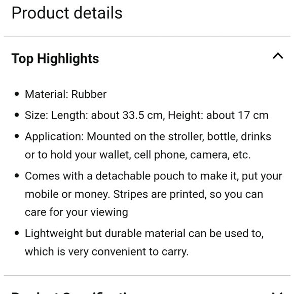 🖤 Stroller Bag - Picture 4 of 4